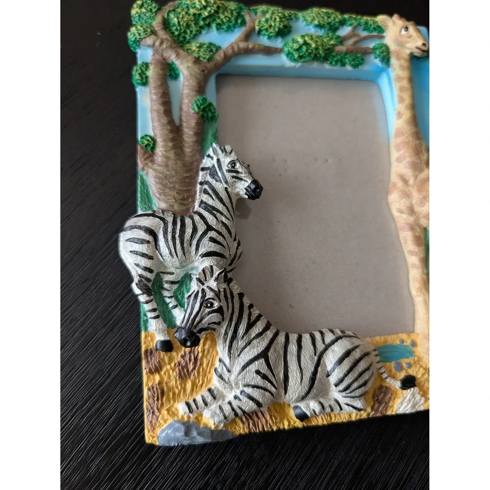 San Diego Zoo Photo Frame Wild Animal Park Safari 3D Resin 5x7 Picture Nostalgia